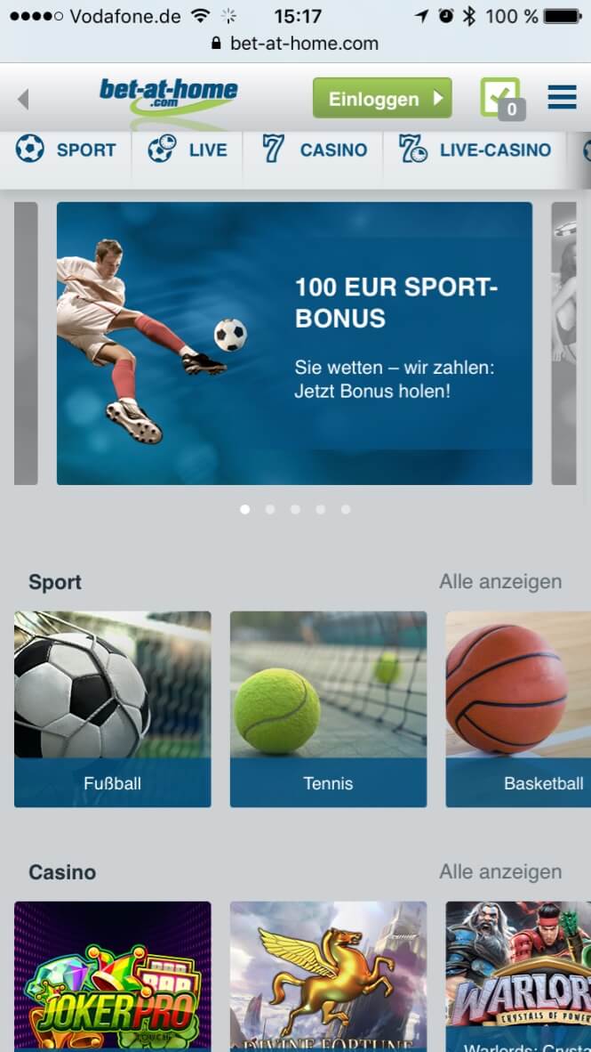 Bet@Home App Bet@Home App