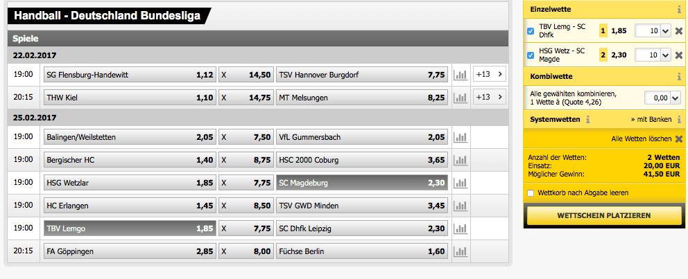 Interwetten Quoten