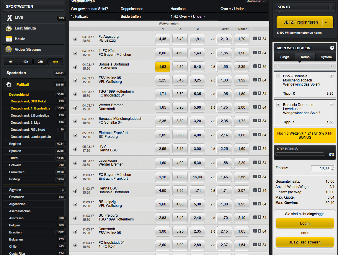 x-tip bundesliga