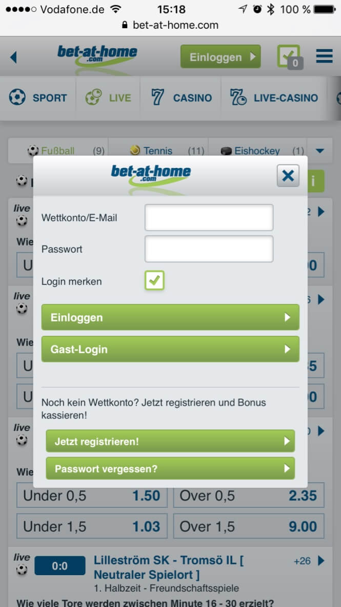 Bet At Home App Fur Iphone Android Ipad Im Test 19