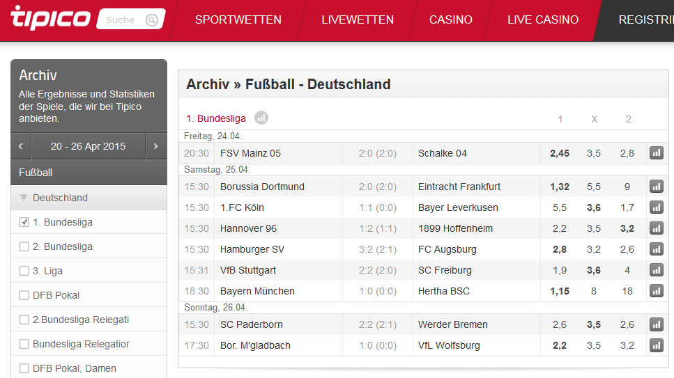 Tipico Live Wetten FuГџball Tipico Live Wetten FuГџball
