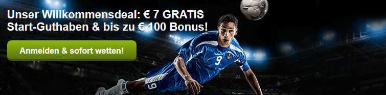 Comeon 7 Euro Startguthaben