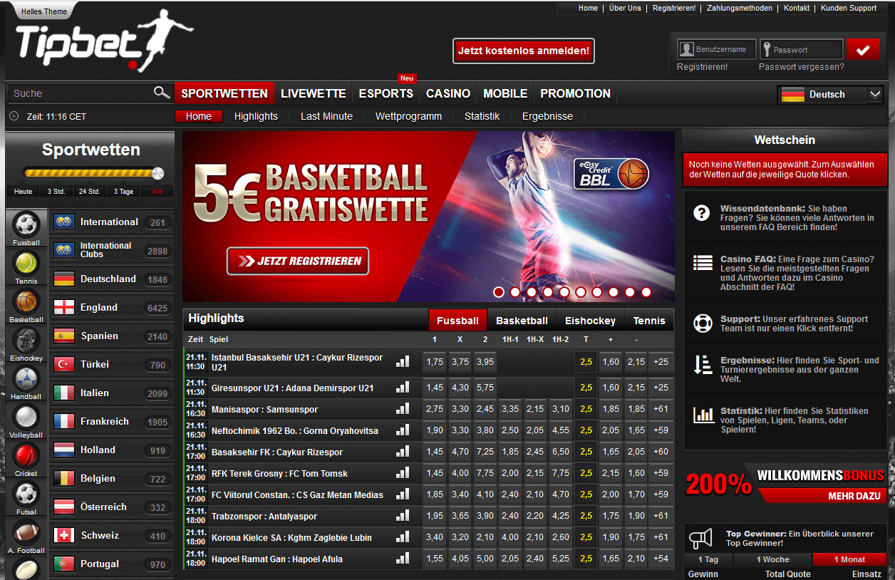 TipBet Plattform