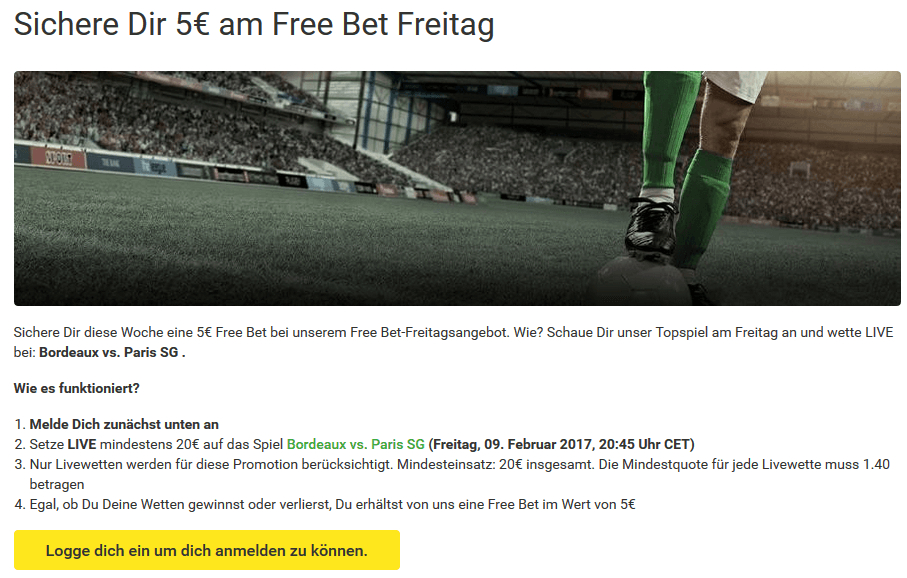 unibet freebet-am-freitag