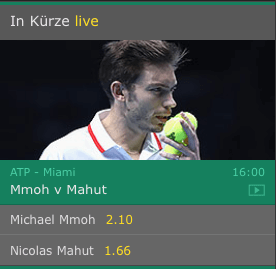 Live Miami Tennis bet365