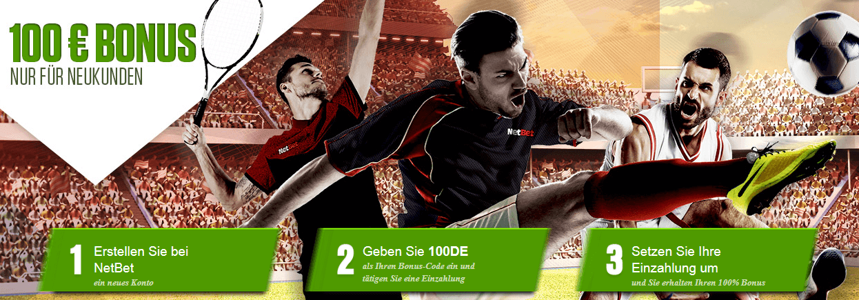 NetBet 100 Euro Bonus