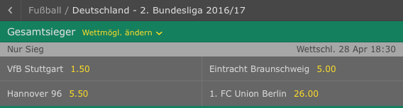bet365 2bundesliga gesamtsieger
