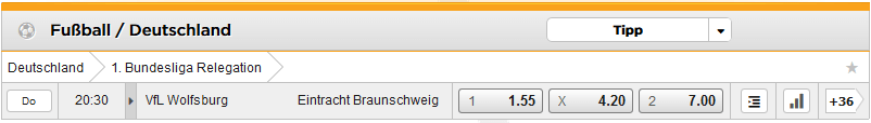 Bet3000 Quote vfl gegen braunschweig