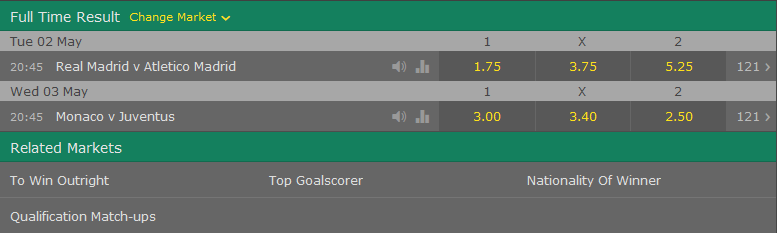 Bet365 CL Finale