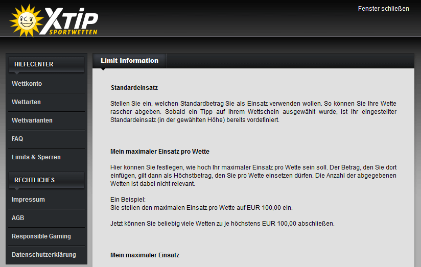 xtip Hilfecenter
