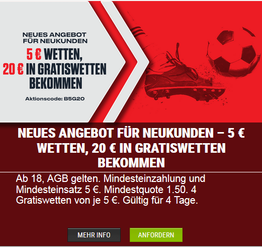 Ladbrokes Gratiswetten