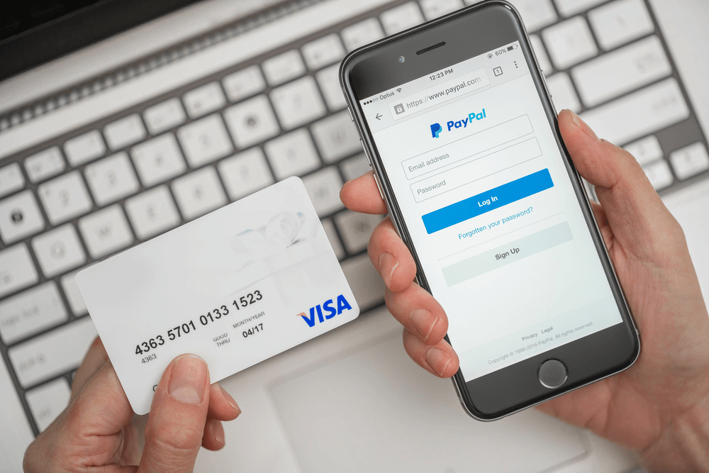 PayPal mit Kreditkarte