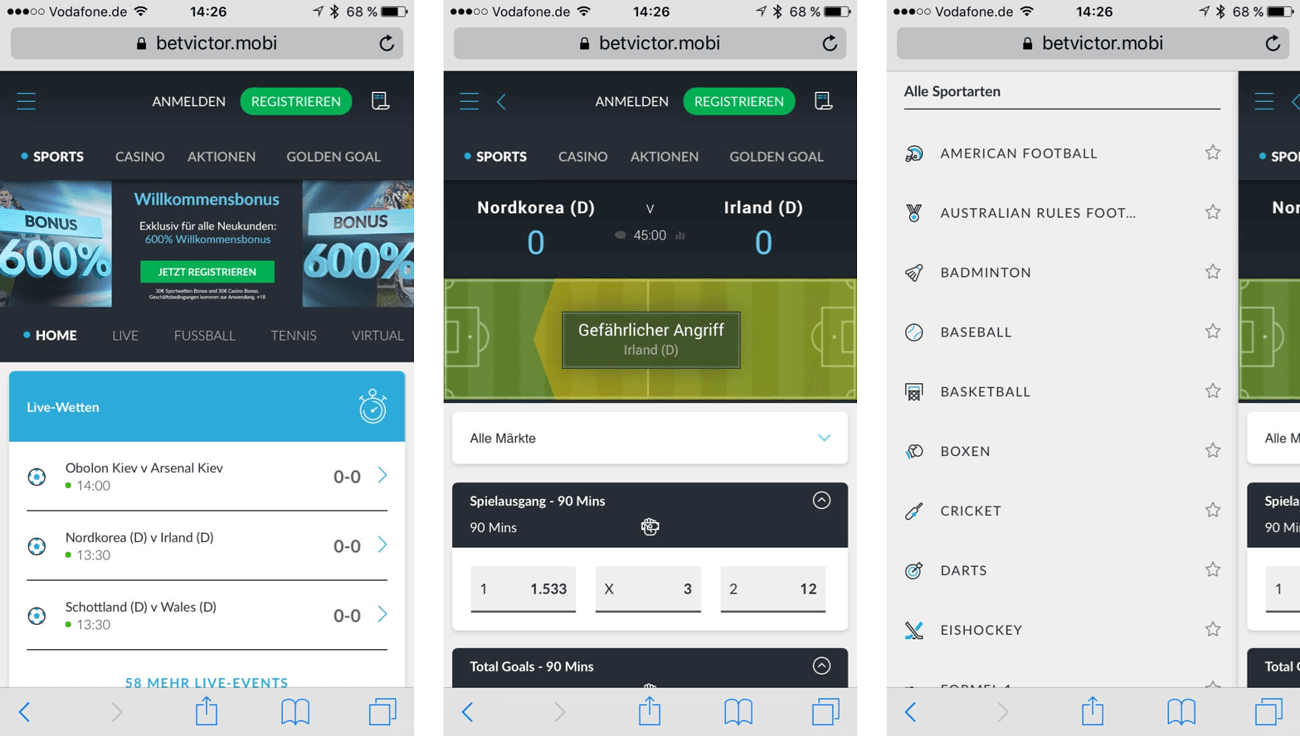 Betvictor App