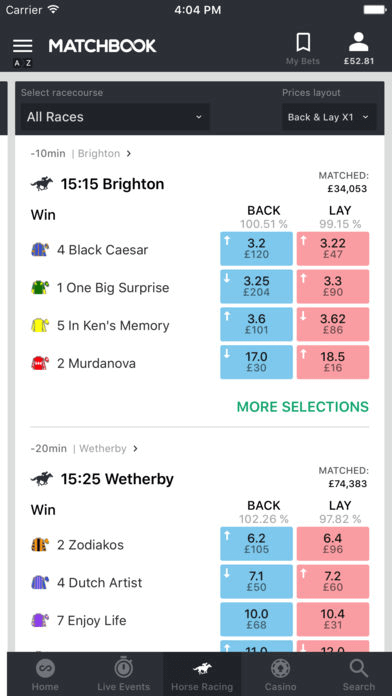 Matchbook App Matchbook App