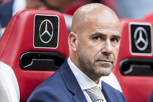 Peter Bosz at the Amsterdam ArenA
