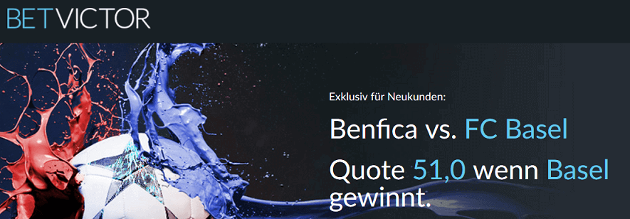 betvictor Benfica vs. FC Basel teaser