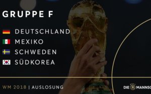 WM 2018: Deutschland trifft auf Mexiko, Schweden und Südkorea