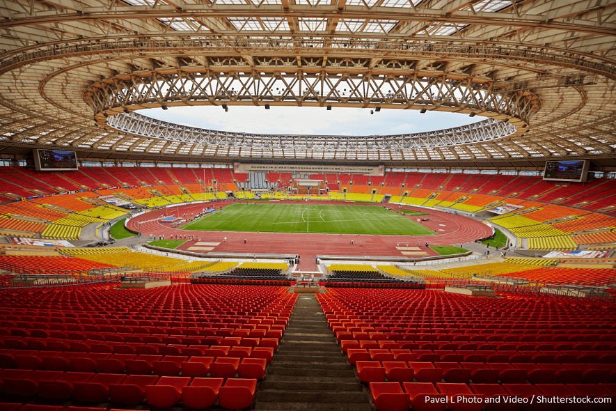 Das Olympiastadion Luzhniki