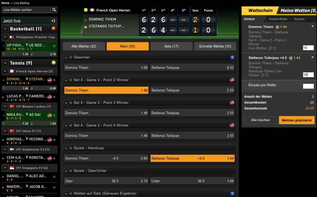 SpinPalace Sport Live