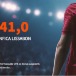 Betsson: 41,0 Quote auf Bayern-Sieg gegen Benfica + 100 Euro Bonus + Freiwetten!