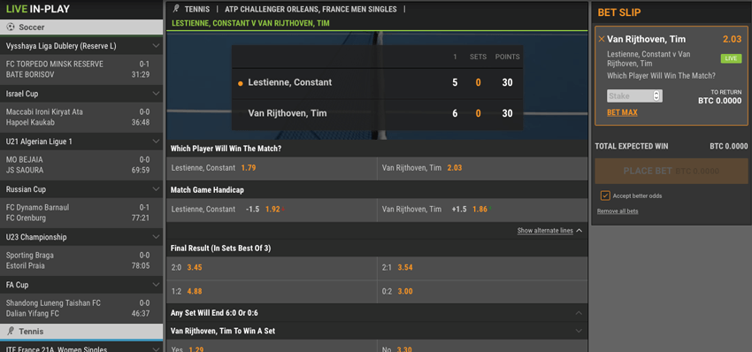 Cloudbet Livewetten