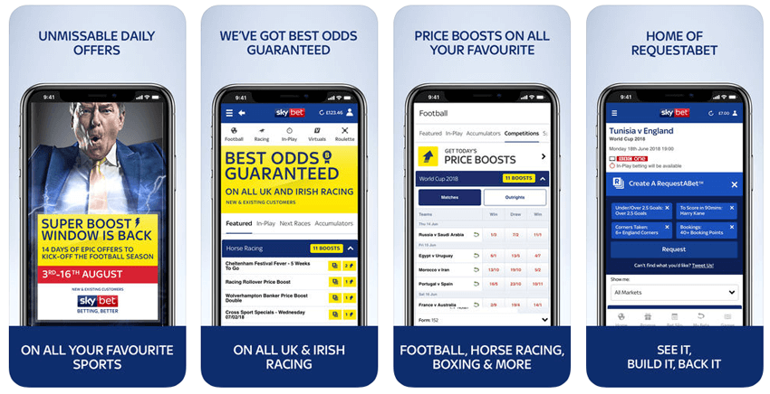 Skybet App für iPhone