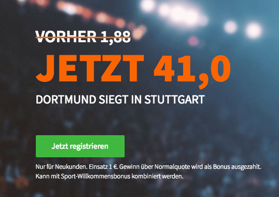 Wetten auf BVB gegen Stuttgart