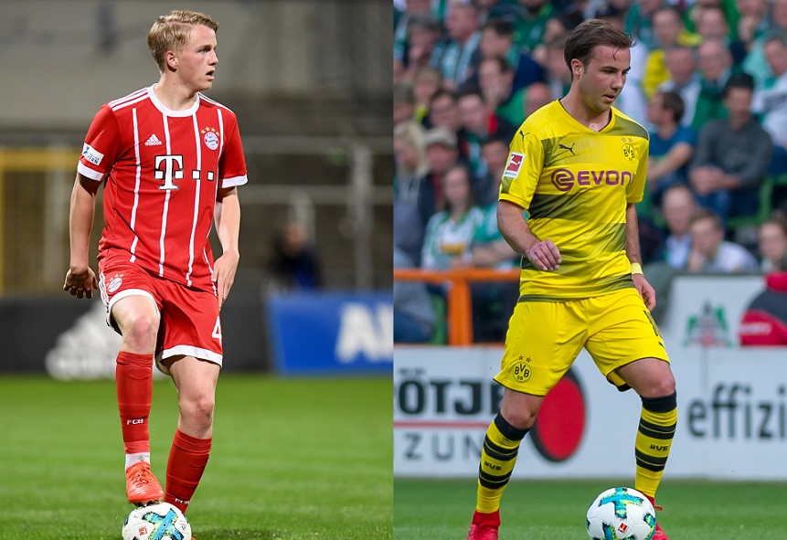 Götze Mario Felix BVB Augsburg Brüder Duell