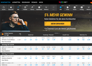 NEO.bet Screen