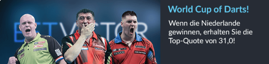 Wetten auf Sieg Niederlande bei der PDC Darts Team WM 2019