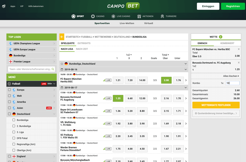 Campobet Bundesliga