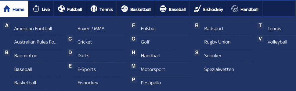 sky bet wettangebot