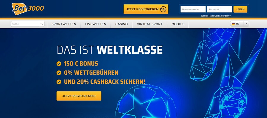Bet3000 Werbung Bet3000 Werbung