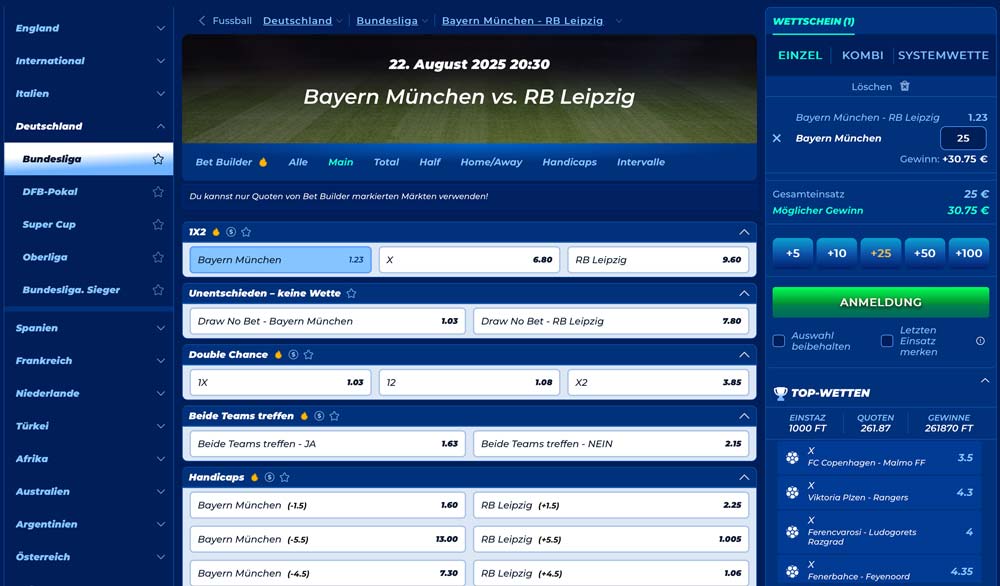 Bassbet Bundesliga Spiel