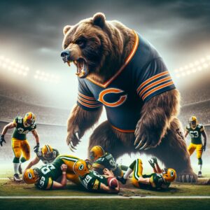 Chicago Bears auf die Green Bay Packers